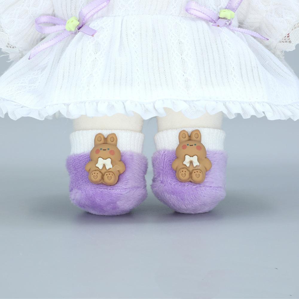 Đôi Giày Bông Mềm 20cm Cho Búp Bê 1 / 12 20cm