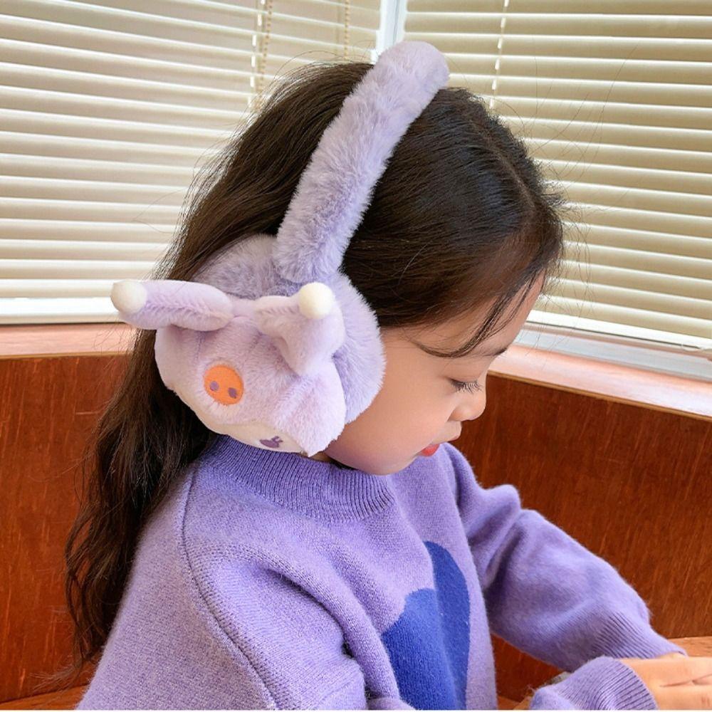 Vỏ Bọc Tai Nghe Bằng Vải Bông Mềm Mại Hình Mèo kitty Đáng Yêu Cho Bé