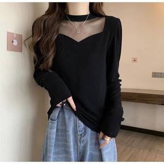 [45-100kg] Áo Thun Dài Tay Nữ plus size c12244