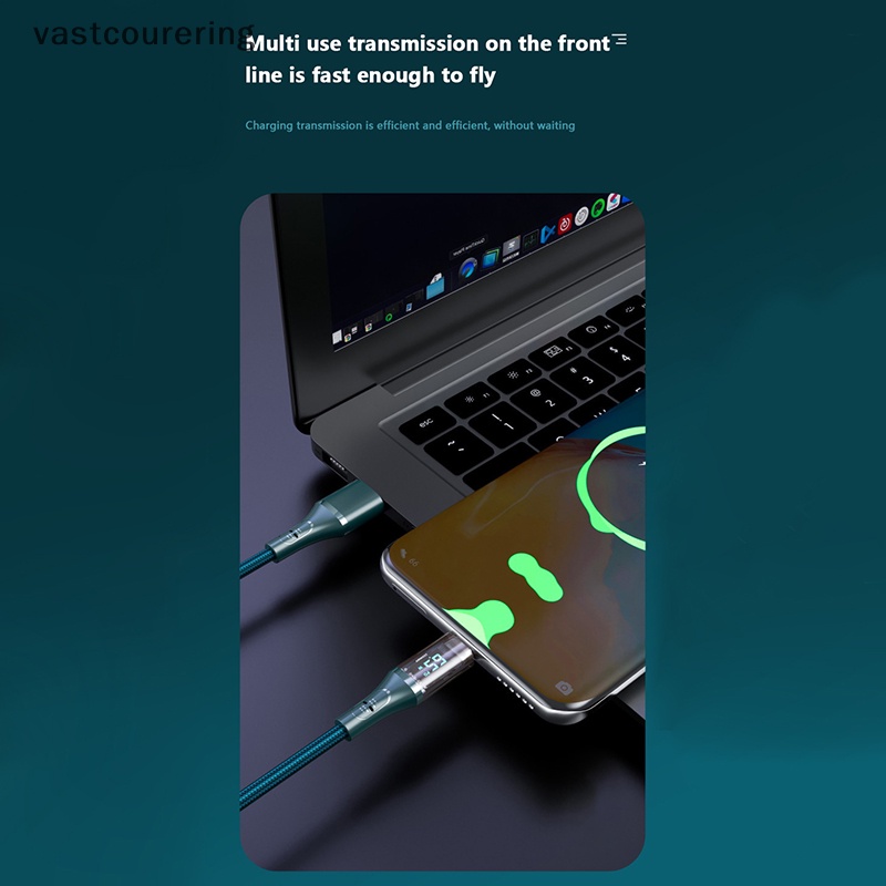 Vast Dây Cáp Sạc Nhanh 7a 100w Cho macbook iphone 15 pro max xiaomi 13 12 samsung s23 1.2m en