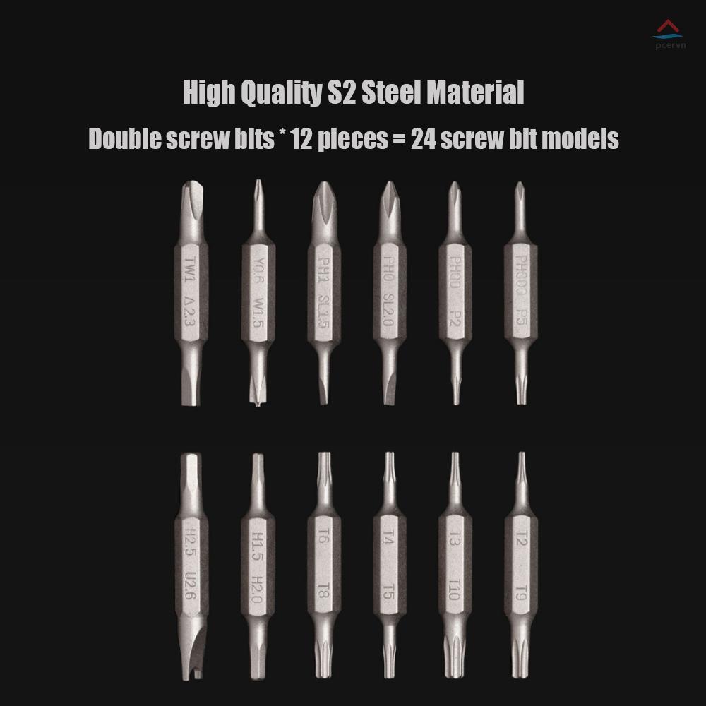 Bộ Tua Vít 24 Trong 1 24 Mũi Khoan Đa Năng