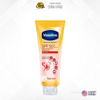 Chống nắng vaseline 50x healthy bright spf50 thái lan tuýp 300ml