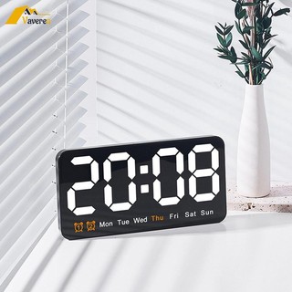 Đồng hồ báo thức điện tử màn hình led lớn để bàn