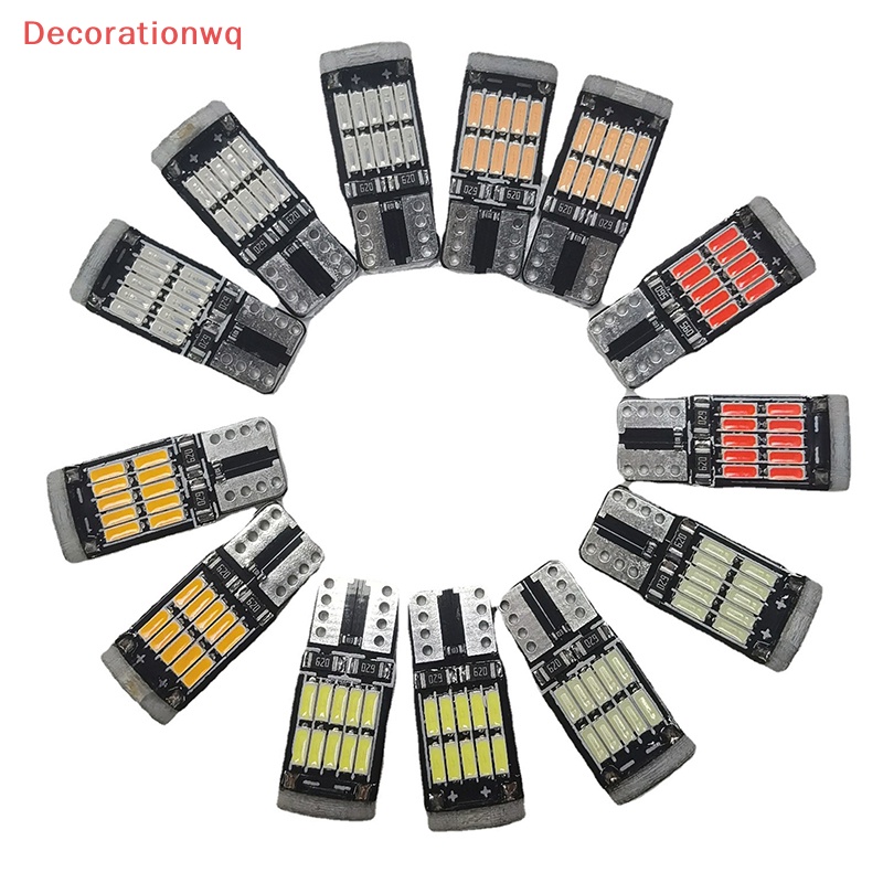 Set 2 Đèn led t10 canbus 6500k 26 smd 4014 Trang Trí Nội Thất Xe Hơi Mới