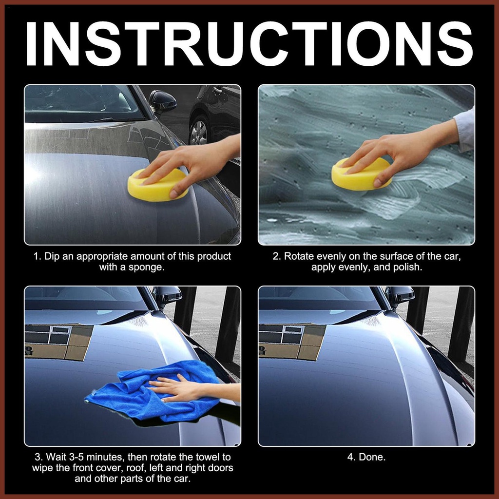 Sáp Pha Lê Đánh Bóng Bảo Vệ Bề Mặt Xe Hơi haoyisvn