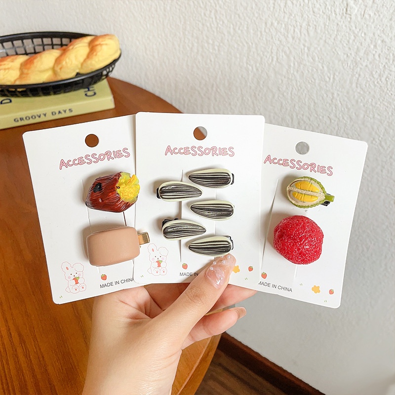 Kẹp Tóc Hoa Hướng Dương mini Dễ Thương Vui Nhộn