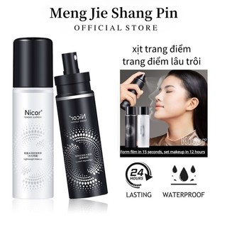 Xịt Cố Định Lớp Trang Điểm Nicor Trang Điểm Giữ Ẩm Da Kiềm Dầu Kháng Nước Chống Mồ Hôi Lâu Trôi 100ml ​​