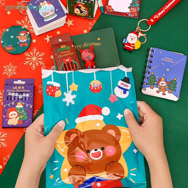 Gentgu Bộ Thước Bút Chì Vẽ Giáng Sinh Màu Ngẫu Nhiên Dùng Làm Quà Tặng Cho Trẻ Em vn