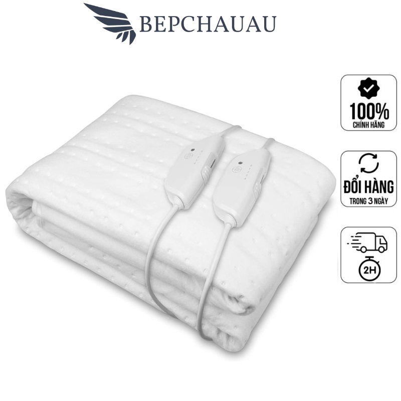 Đệm Sưởi Điện Medisana HU676, KT 150×160 cm, Làm Ấm Nhanh, Có Hẹn Giờ, An Toàn, Nhập Đức, BH 12 Tháng, Bepchauau