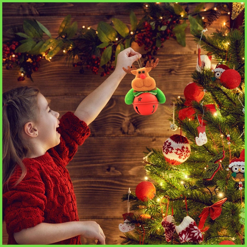 Chuông Giáng Sinh jingle Màu Đỏ Được Làm Từ Công Nhân Tốt, Dùng Làm Chuông Giáng Sinh smbvn smbvn