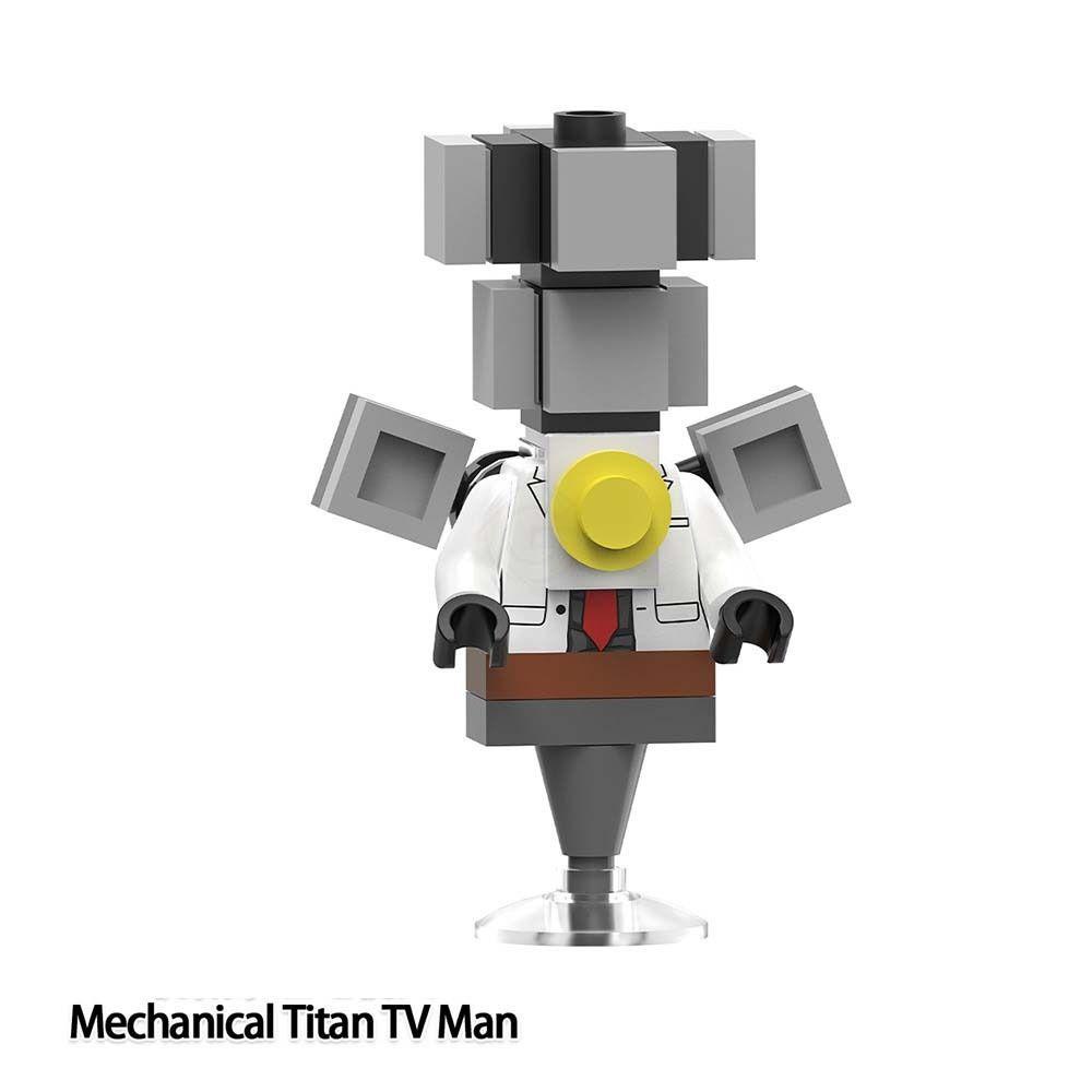 Ivanes Bộ Đồ Chơi Lắp Ráp Mô Hình Máy Ảnh Người Đàn Ông titan tv skibidi mini diy Có Thể Tháo Rời