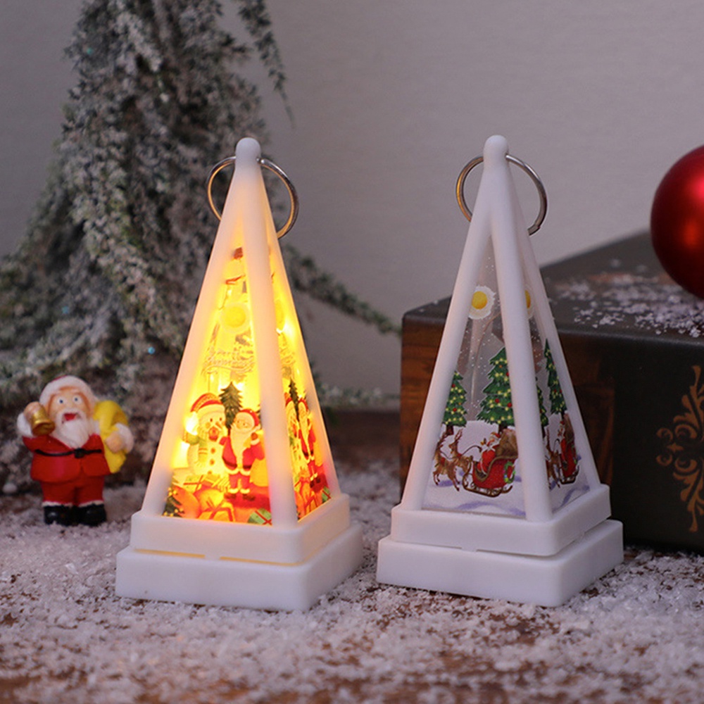♕ Đèn Lồng Giáng Sinh Với Đèn Lồng Led Nhấp Nháy Đèn Ngủ Trang Trí Lanterne Lấp Lánh Mô Phỏng Quả Cầu Tuyết Đèn Lồng Trang Trí Giáng Sinh