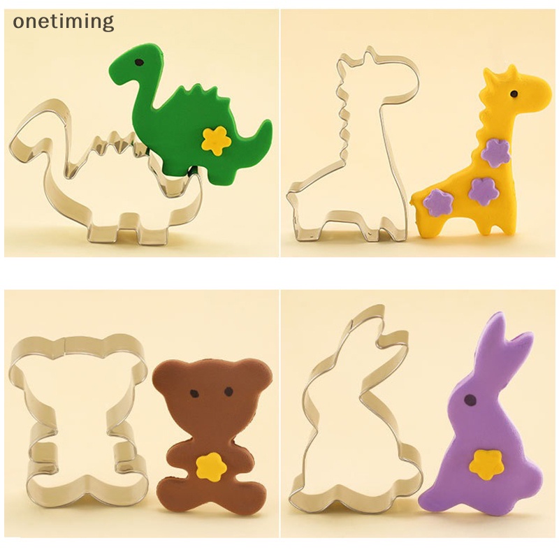 Ocvn Set 5 / 10 Khuôn Cắt Bánh Quy Bằng Thép Không Gỉ Nhiều Hình Dạng