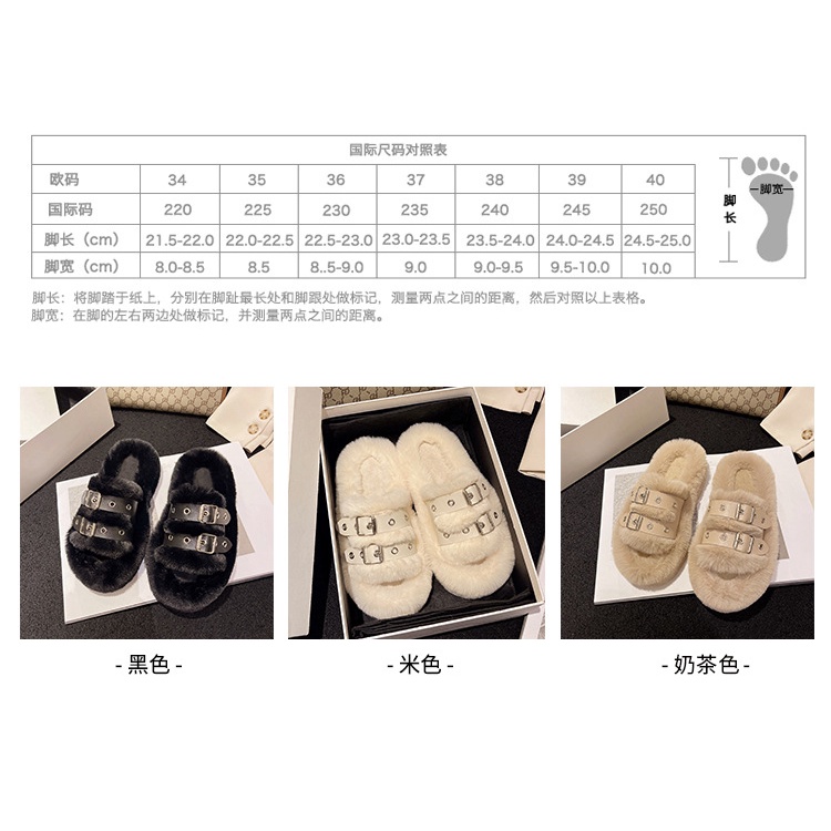 Dép Bông Đi Trong Nhà Mùa Thu Đông Dày Dặn Thoải Mái Hợp Thời Trang Cho Nữ