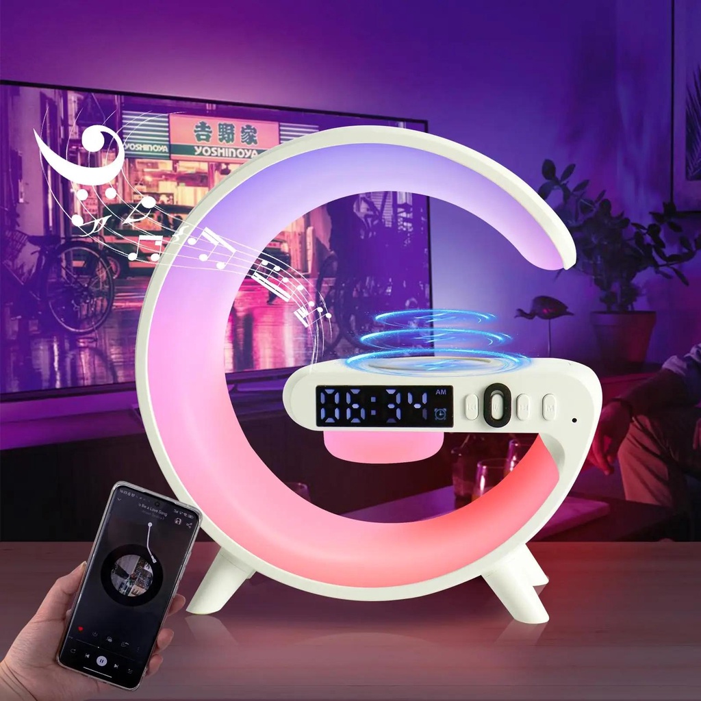 Loa bluetooth Không Dây 15w Có Đèn Led Thông Minh Thích Hợp Làm Quà Tặng Cho Bé Gái