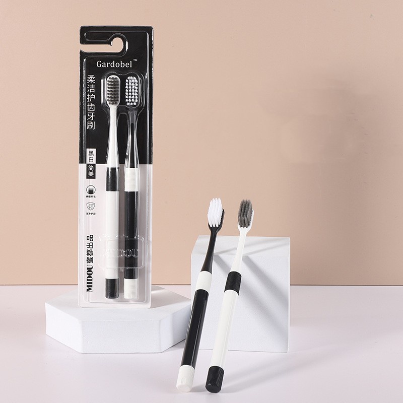 Hộp 2 Bàn Chải Đánh Răng Lông Mềm Thay Thế Cho Người Lớn