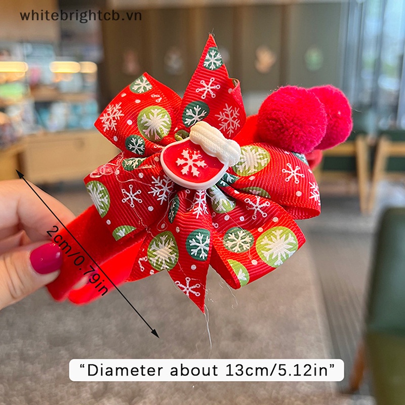 / / Cny Băng Đô Cài Tóc Trang Trí Tiệc Giáng Sinh Bằng Lông Nhung Đính Nơ Dễ Thương Xinh Xắn