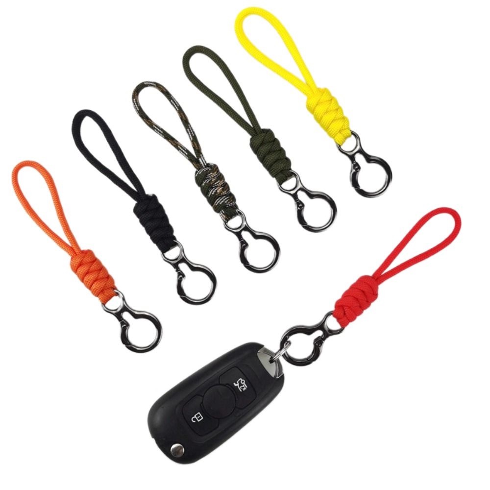Giovanni paracord Móc Chìa Khóa Dây Bện Treo Ba Lô / Móc Khóa Trang Trí Sáng Tạo