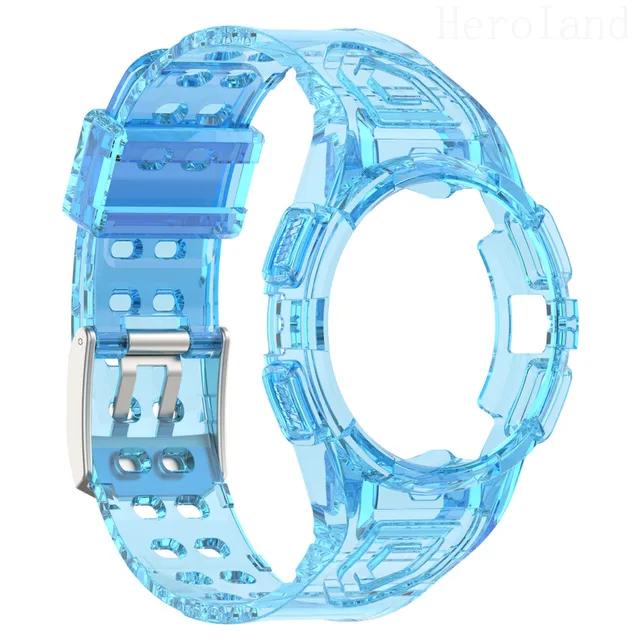 Trong Suốt Dây Đeo Silicon Thay Thế Cho Đồng Hồ Thông Minh samsung galaxy watch 6 classic 47mm 43mm 6 5 4 40mm 44mm