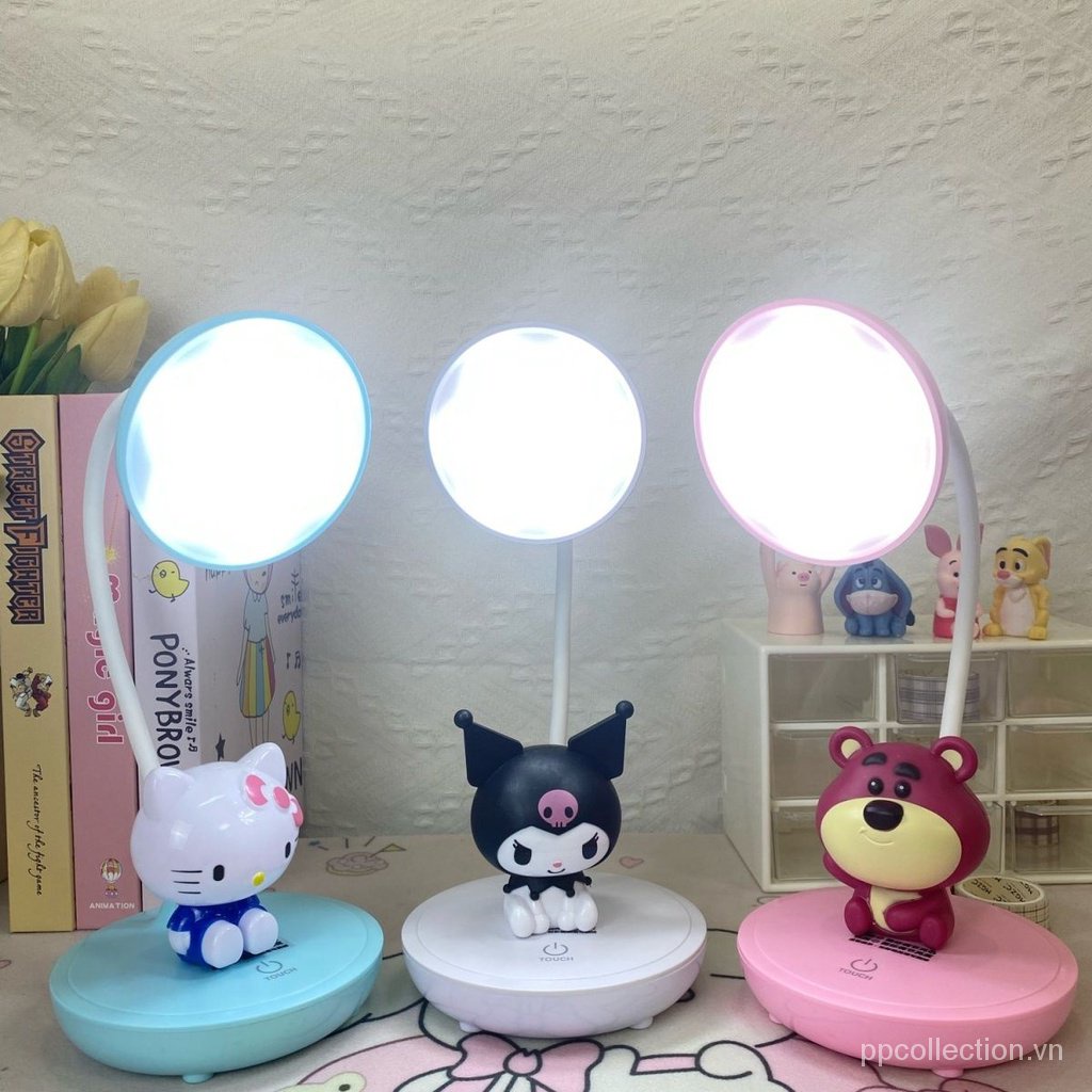Đèn led Để Bàn Ba Tốc Độ Hình Gấu / Dâu Tây Dễ Thương Kèm Sạc usb Tiện Dụng Cho Phòng Ngủ / Ký Túc