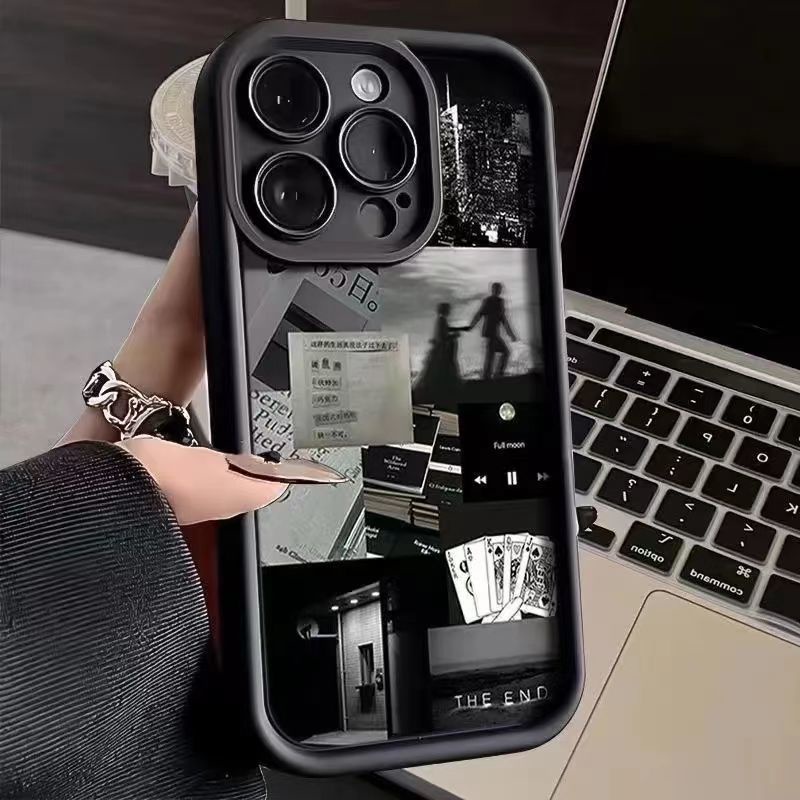 Ốp lưng iPhone 15 14 13 12 Pro Max 11 8 Plus xs, chất lượng cao, mềm mại, đẹp, hơi mỏng và nhẹ, bảo 