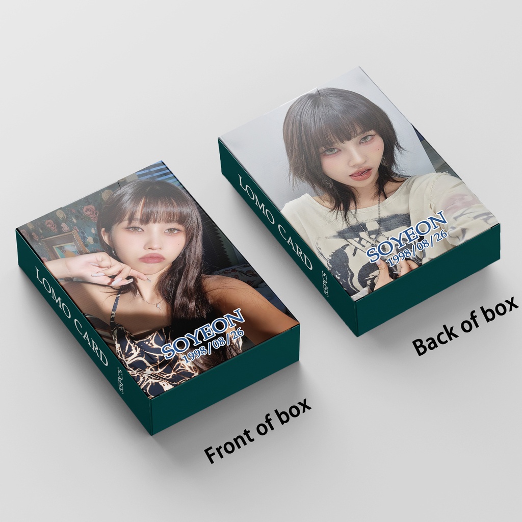 I-DLE Album Heat I Want That Soyeon Photocard Lomo Card Postcard 55pcs/box