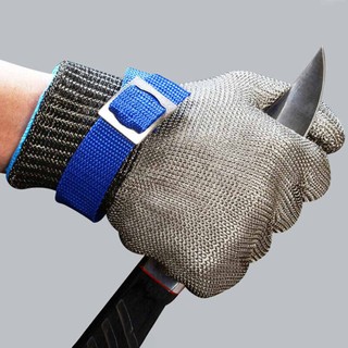 Non-slip Protection Gloves Work Stainless Steel Metal Safety Cut Proof Hand Protection Gardening Tools Wear-resistant Mesh Butcher Mittens Stab Resistant Glove