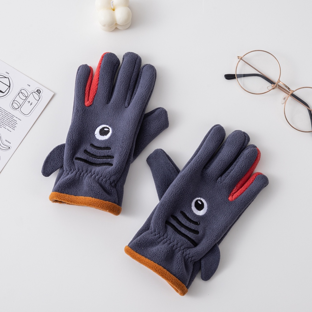Găng Tay Giữ Ấm Hoạt Hình Xinh Xắn Cho Bé 5-12 Tuổi