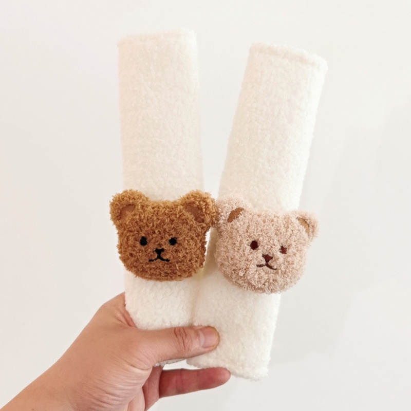 Chua Đệm Bọc Dây Đai An Toàn Xe Đẩy Hình Gấu Bông 3d Thông Dụng