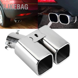 Ilikebag Thép không gỉ Xe Ổ Cắm Đôi Ống Xả Muffler Đầu Đuôi Sau Họng cho Toyota Alphard