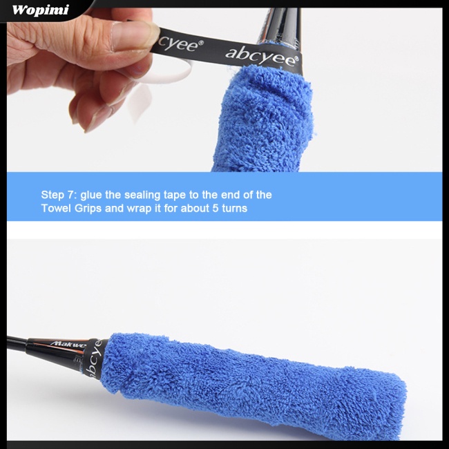 Mf Băng Quấn Tay Cầm Vợt Cầu Lông / tennis Thấm Hút Mồ Hôi Chống Trượt