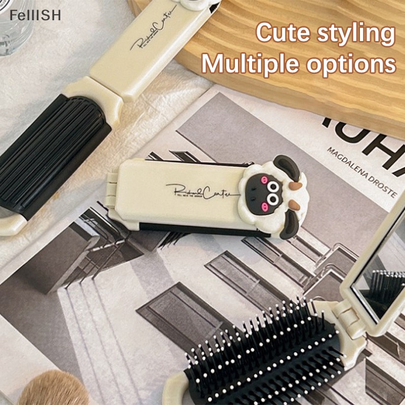 Lược Chải Tóc Có Gương 439br Chống Tĩnh Điện Cho Bé Gái