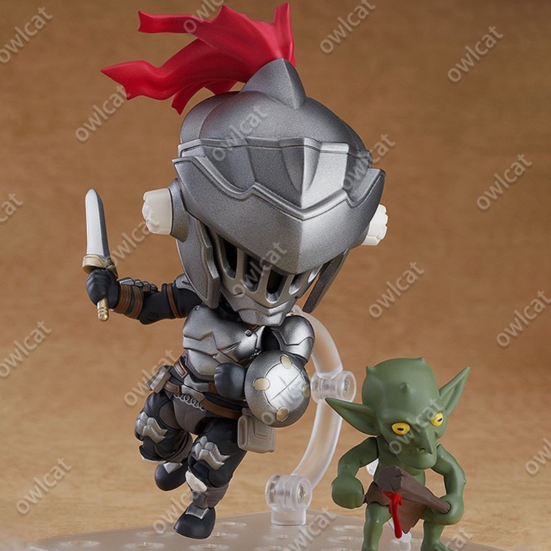 Mô Hình Nhân Vật Action Figure Goblin Slayer  10cm 1042# Silver-ranked Adventurer Armor Hunter Swordsman Different World Koonigoroshi PVC Packed in Box Model Nendoroid