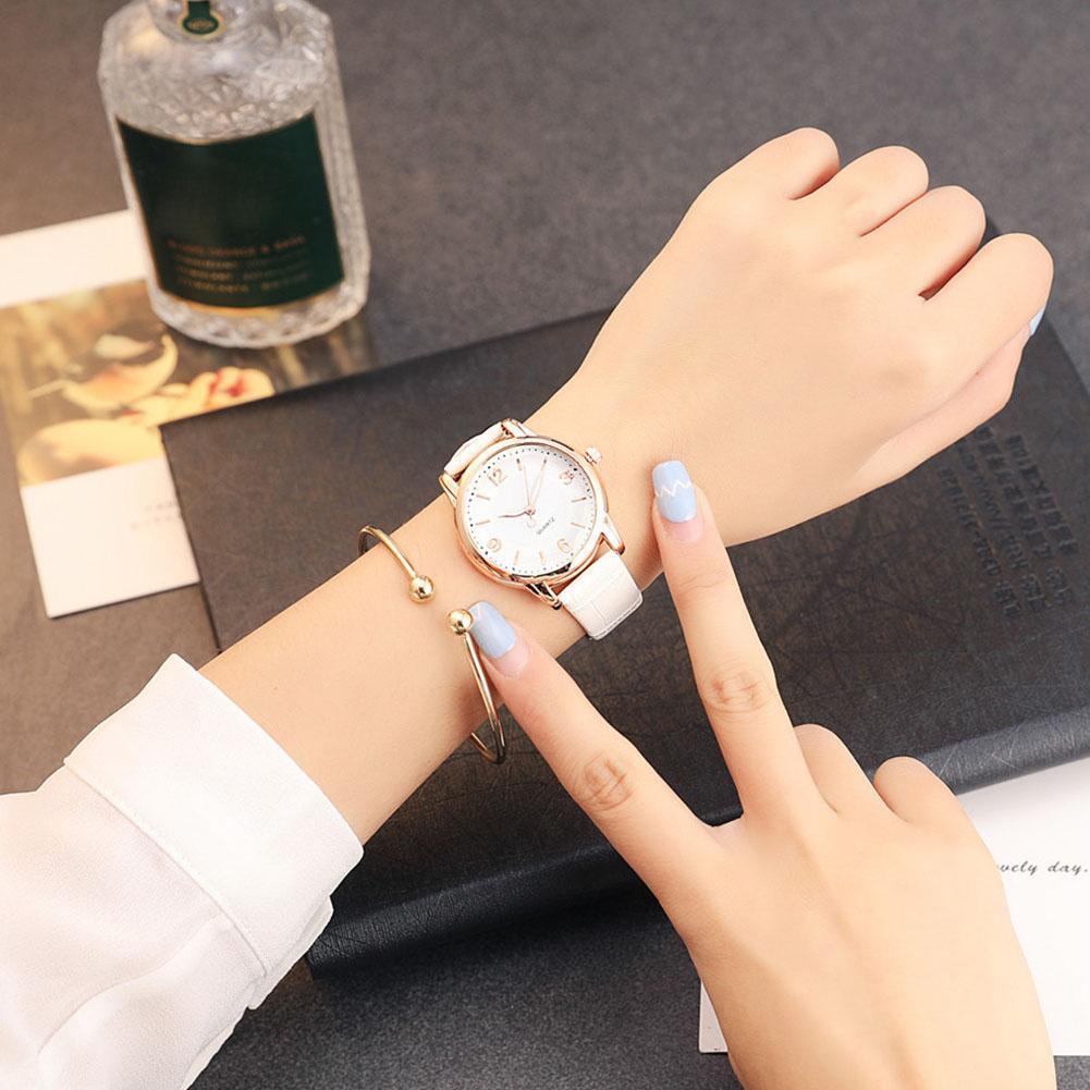 1 Đồng Hồ quartz Kim Loại Hai Màu Sáng Tạo g3t7