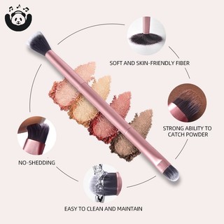 Cọ trang điểm phấn mắt hai đầu sử dụng cho trang điểm phấn nền và phấn mắt