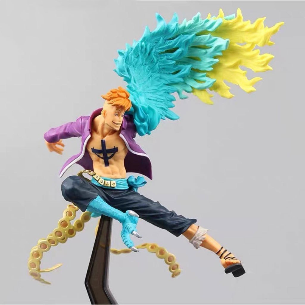 Mô hình nhân vật  One Piece Phoenix Marco Cao 23cm trạng thái chiến đấu , figure mô hình phượng hoàng one piece