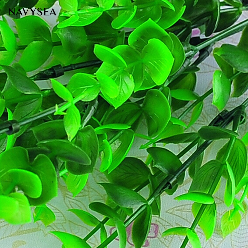 1 Cành Lá Cây Khuynh Diệp 7 Nhánh Bằng Nhựa Nhân Tạo Trang Trí Nhà Cửa