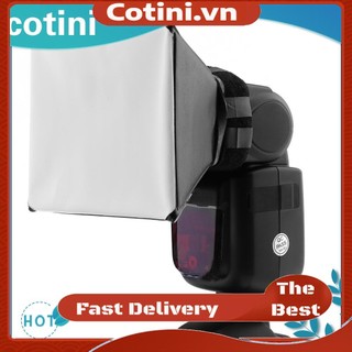 [Chất lượng cao] 125x100mm Phổ DSLR có thể gập lại Ảnh Flash Light Diffuser Light Soft Box