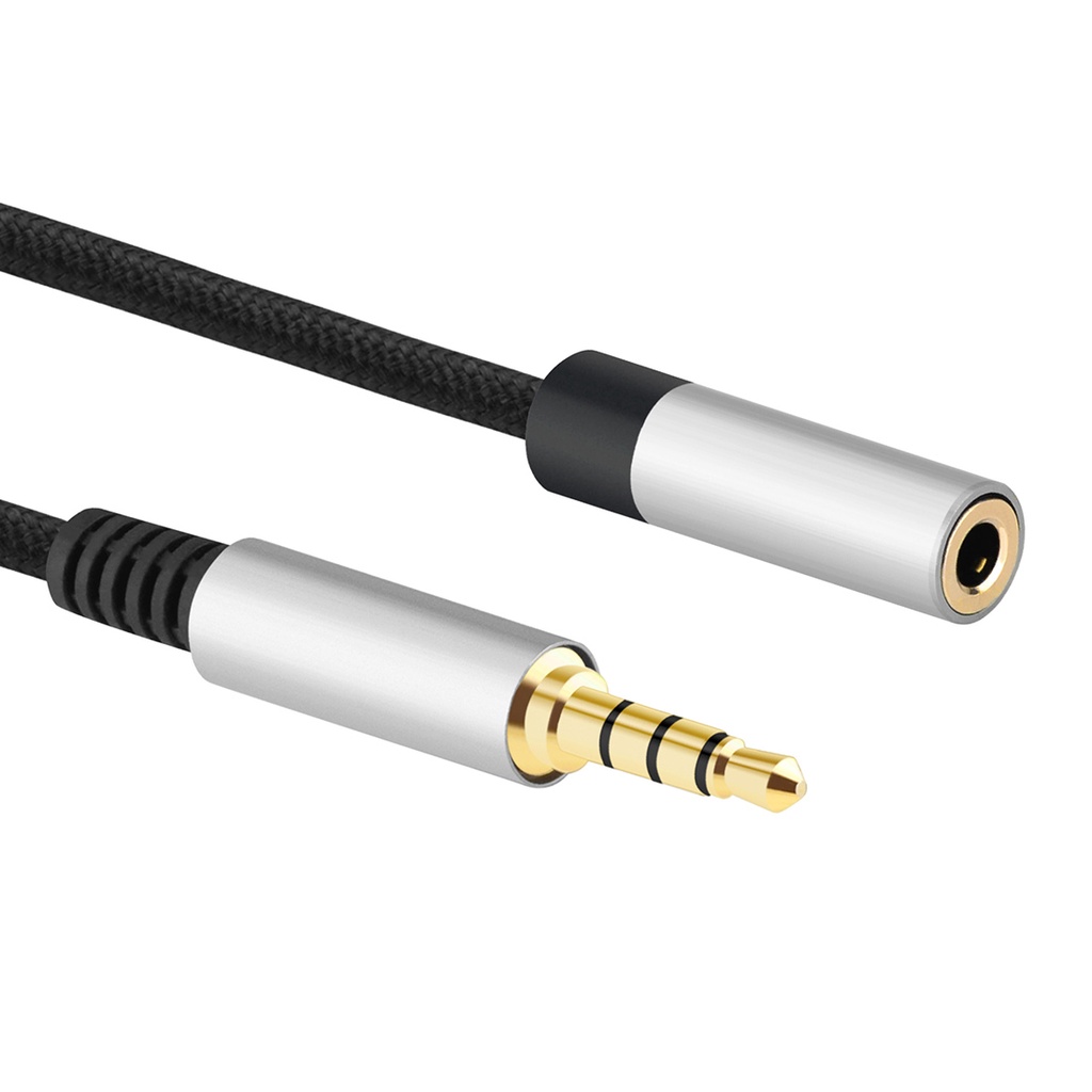 Giắc Cắm Chuyển Đổi 3.5mm  male Sang 3.5mm  female, Giắc Cắm Âm Thanh Tương Thích Với Máy Tính Bảng, Máy Tính, Máy Chiếu, pc