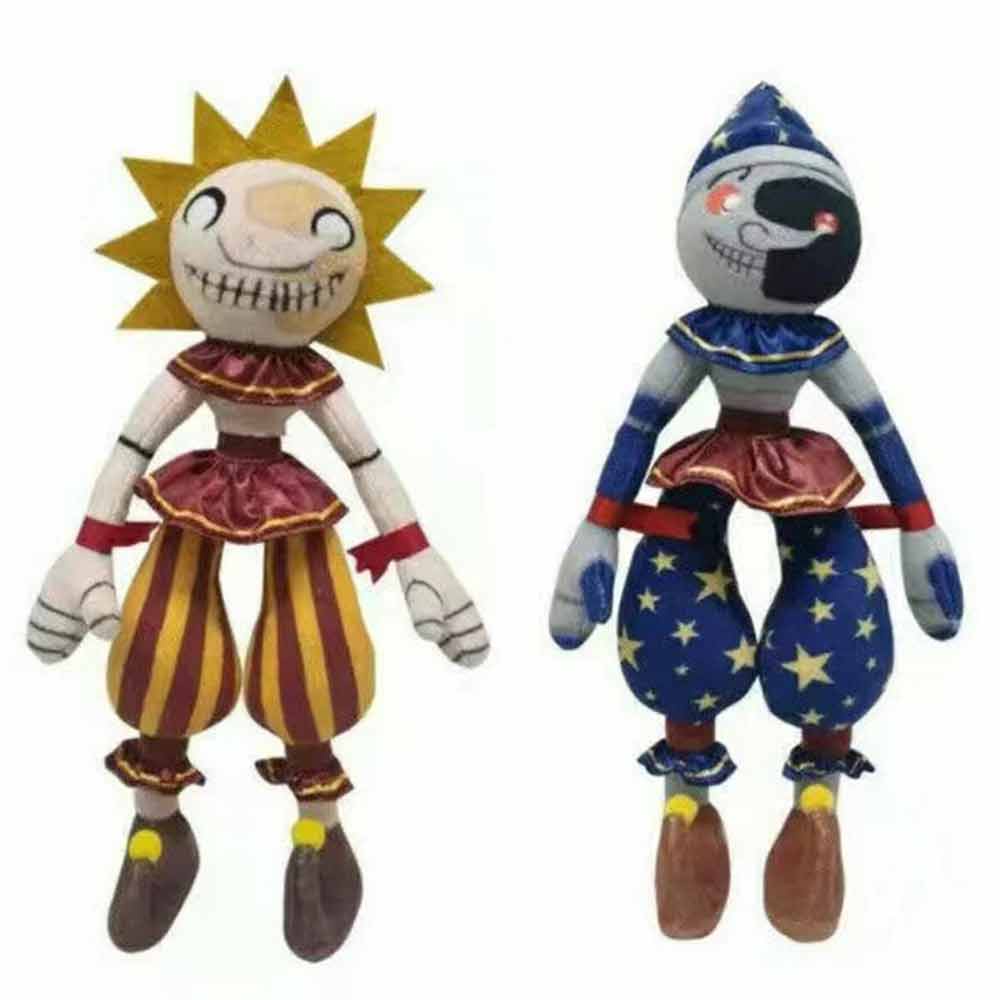Fnaf Plush Toys FNAF sunrise moondrop Sun Moon Doll Clown Doll Security Breach Fnaf Mangle Foxy Freddy Fazbear BOSS