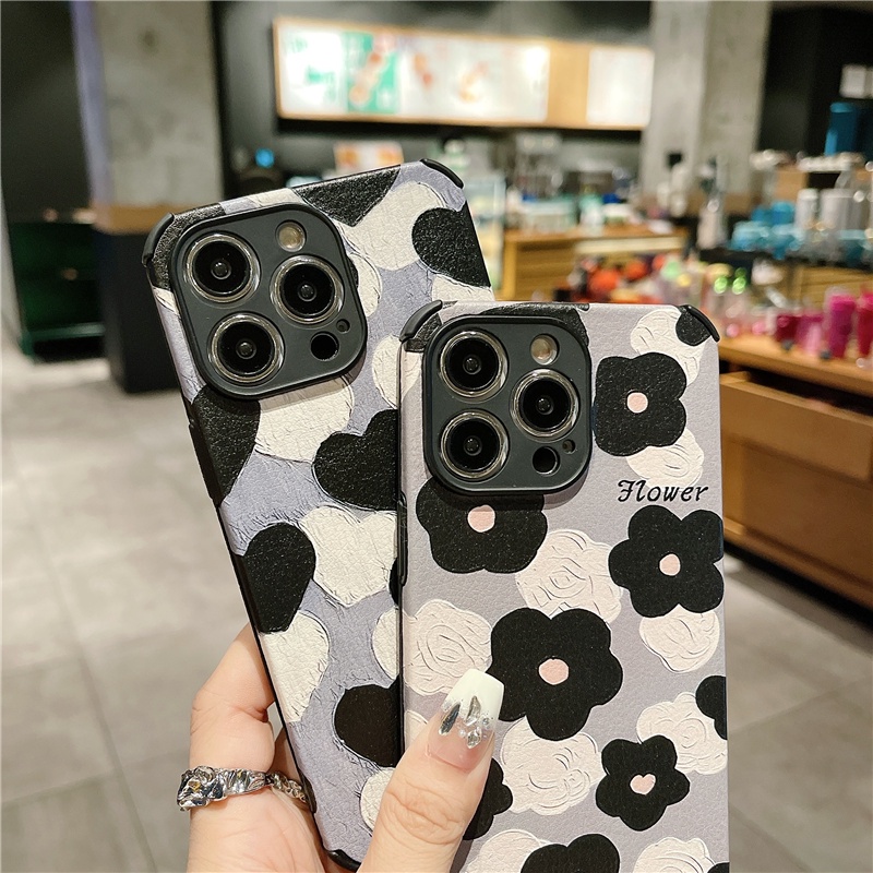 Ốp Điện Thoại Họa Tiết Hoa Trái Tim Cho iphone 11 12 13 14 15 pro max Xr xsmax i7 i8 plus 11 12 13 14 15 pro max