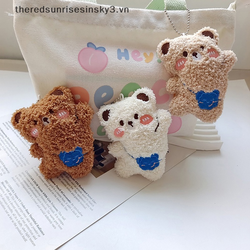 Móc Khóa Gấu Bông Dễ Thương Thời Trang Dành Cho Bé Gái