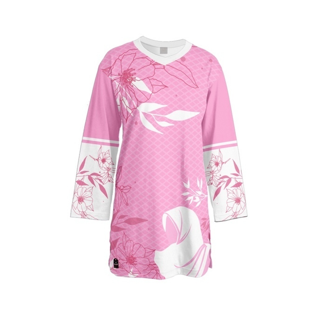 Áo Thun Nữ muslimah jersi Màu Hồng / Xanh Lá Cây Tay Dài oversize baju microfibre muslimah malaysia