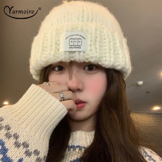 Mũ Len Trùm Tai Giữ Ấm Co Giãn Phong Cách Hàn Quốc Cho Nữ