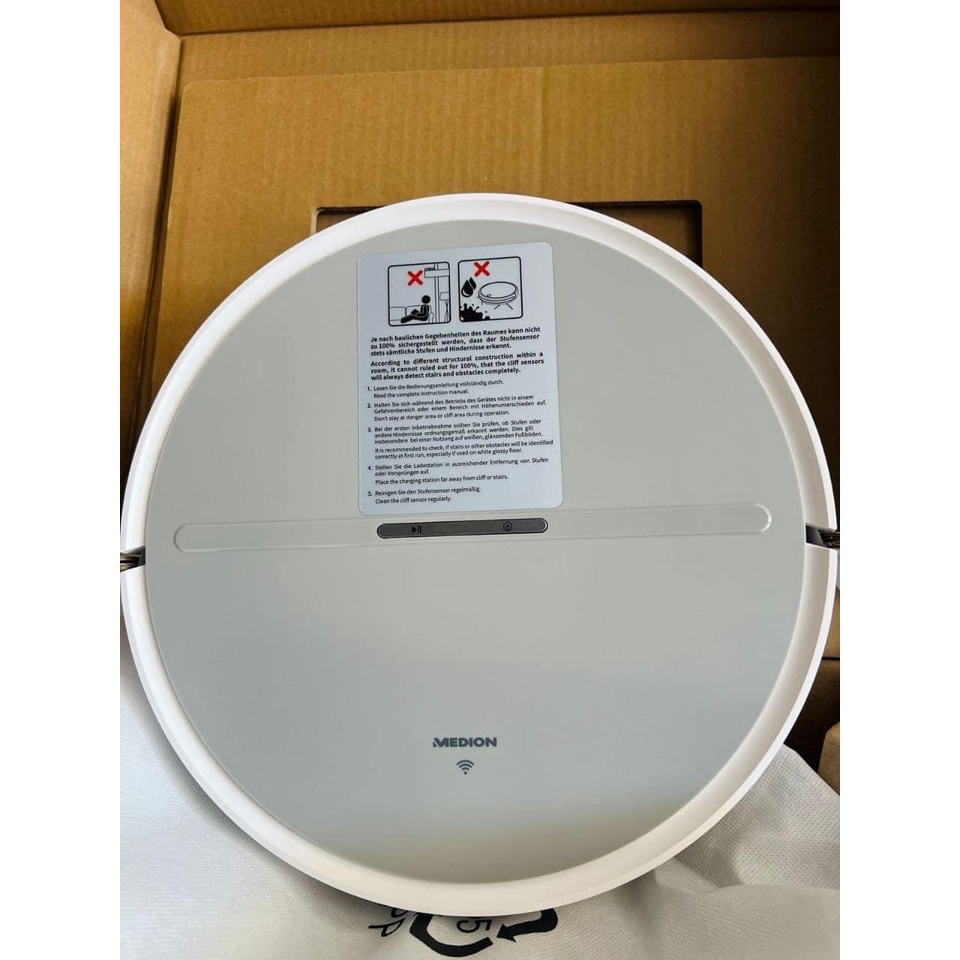 Robot hút bụi lau nhà Medion S05 SW Germany model 2023 - HANGDUC88