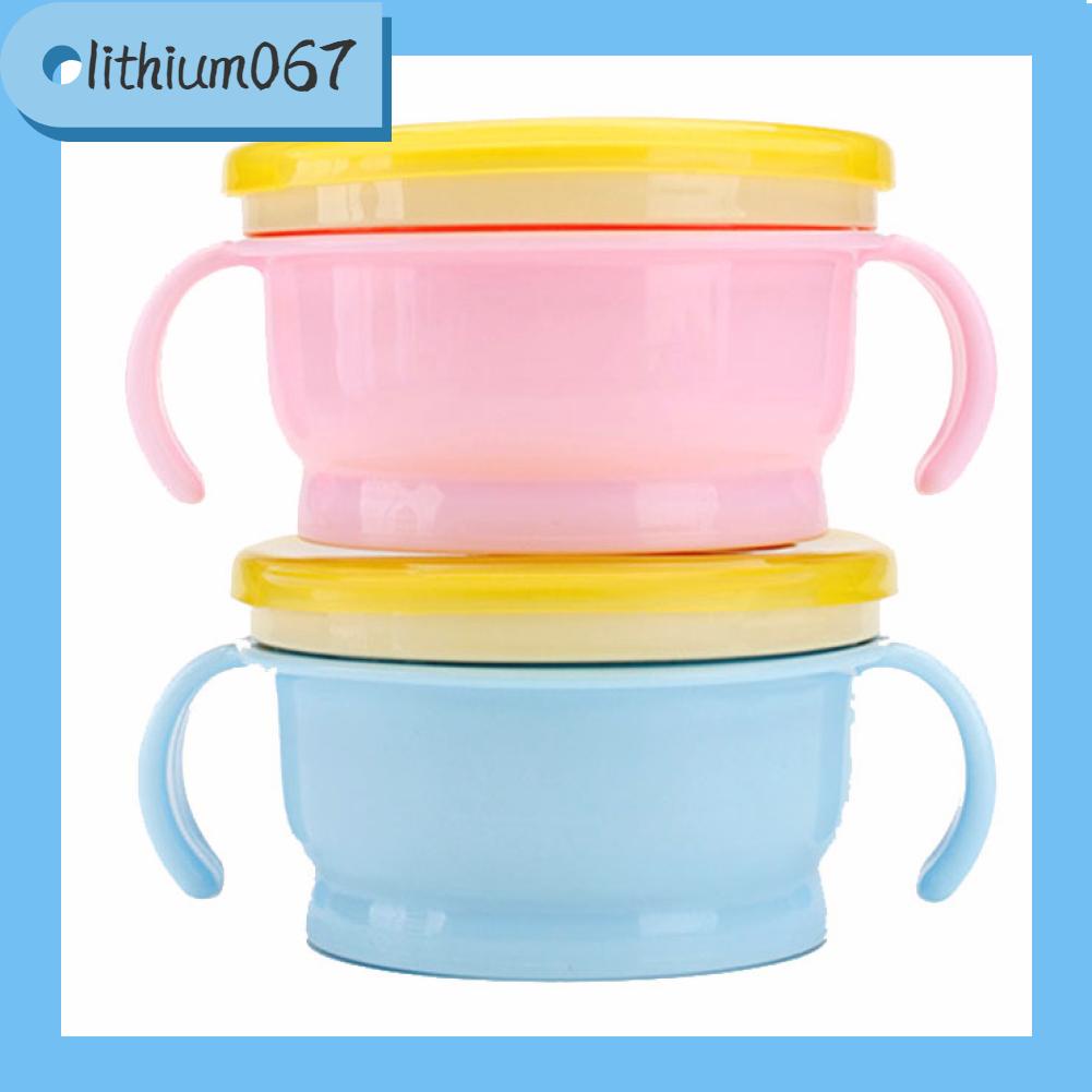 Lithium067 Bát ăn cho bé dễ thương Đĩa tối dành trẻ em