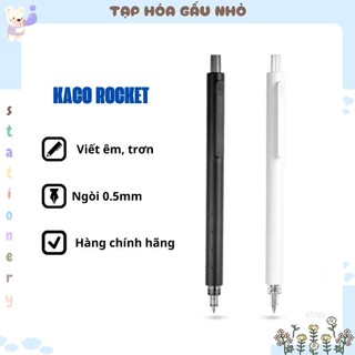 Bút gel kaco rocket plastic gel ink pen mực đen