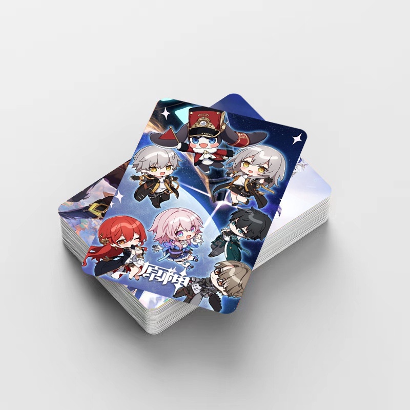 Genshin Impact Photocard Lomo Card Postcard Stickers thẻ 60 chiếc + nhãn dán 32 chiếc