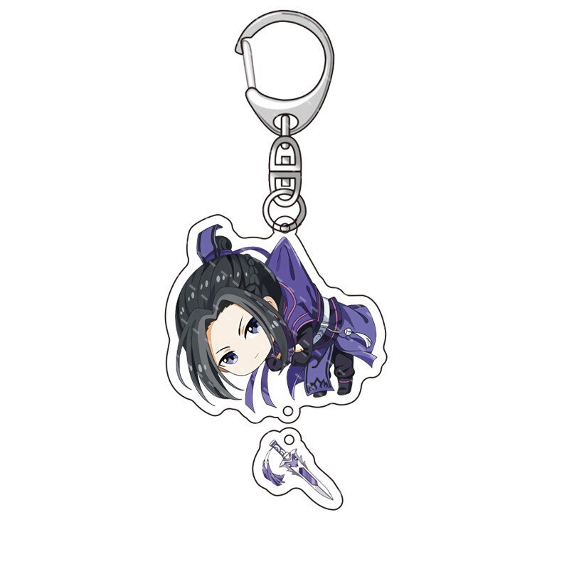 Móc khoá Ma Đạo Tổ Sư Kim Lăng Giang trừng Ngụy Anh Lam Trạm Lam Hi Thần Phụ Kiện Trang Trí Balo Túi xách