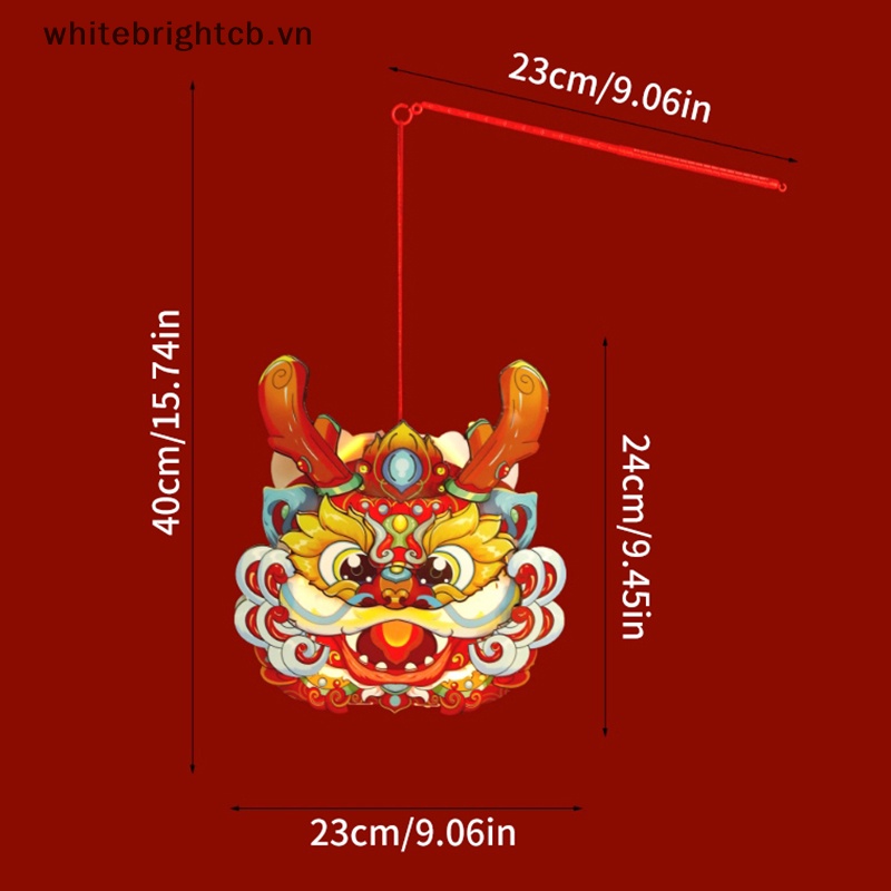 / / Cny Đồ Chơi Lồng Đèn Giấy Cắt Hình Rồng Hoa Năm Mới Trung Hoa Thủ Công Sáng Tạo diy Làm Quà Tặng Cho Trẻ Mẫu Giáo